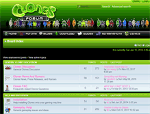 Tablet Screenshot of forums.clonesgame.com